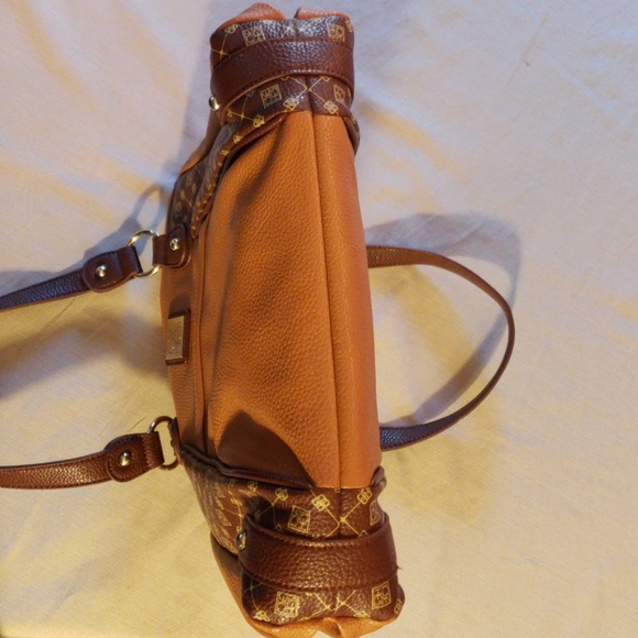 Jose Hess Carmel Chocolate  Large Satchel Bag - Picture 5 of 8
